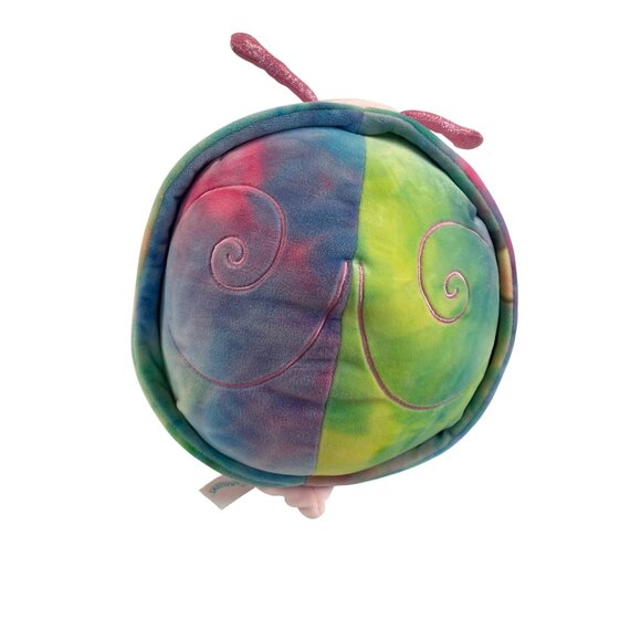 Squishmallow KellyToy Silvina The Sea Snail 8in Sea Life Squad Pink Rainbow Spar - Picture 5 of 9